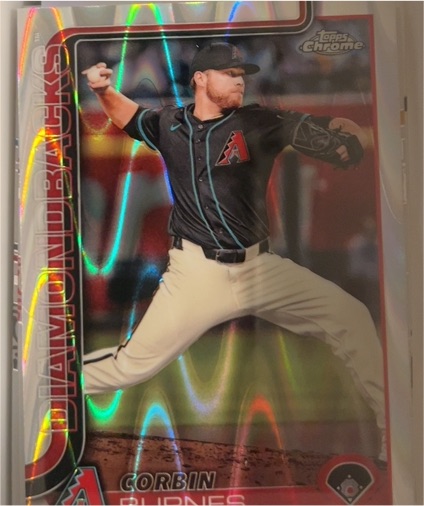 2025 Topps Chrome #17 Corbin Burnes — front