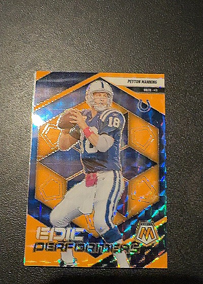 2025 Panini Mosaic Epic Performers #15 Peyton Manning — front