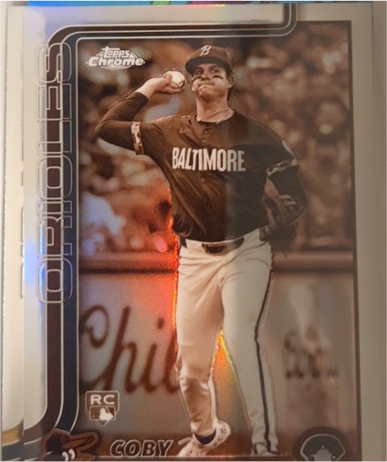 2025 Topps Chrome #120 Coby Mayo — front