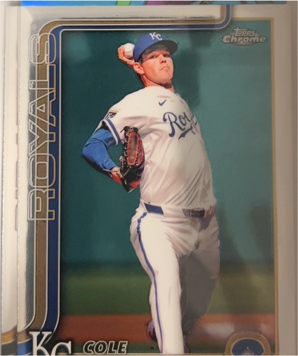 2025 Topps Chrome #151 Cole Ragans — front