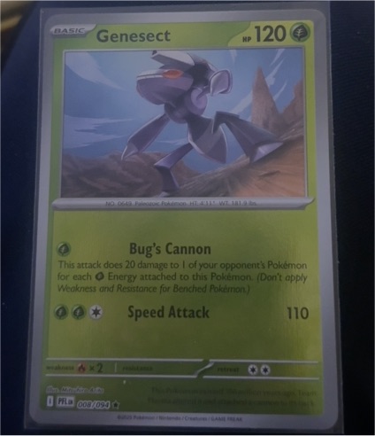 2025 Pokemon Phantasmal Flames #008 Genesect — front