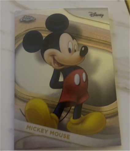 2025 Topps Chrome Disney #1 Mickey Mouse — front