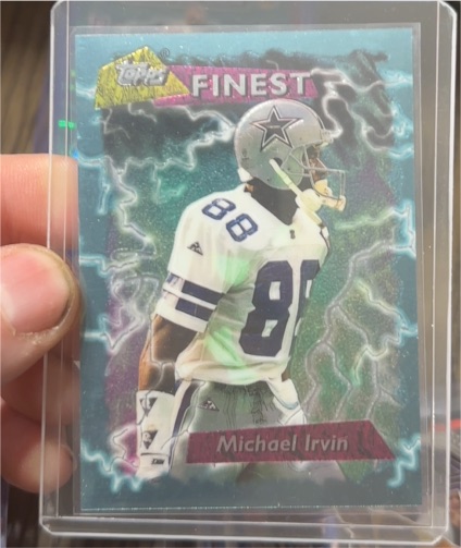 1995 Topps Finest #272 Michael Irvin — front