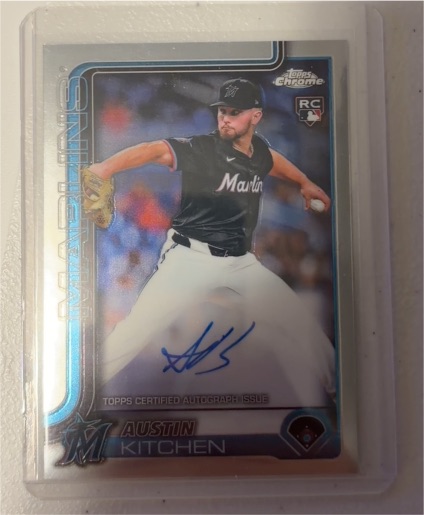 2025 Topps Chrome #RA-AKI Austin Kitchen — front