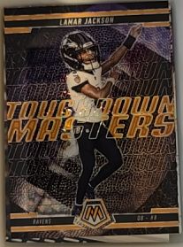 2025 Panini Mosaic #5 Lamar Jackson Touchdown Masters — front
