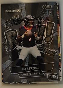 2023 Wild Card Alumination Comix #11/15 CJ Stroud — front