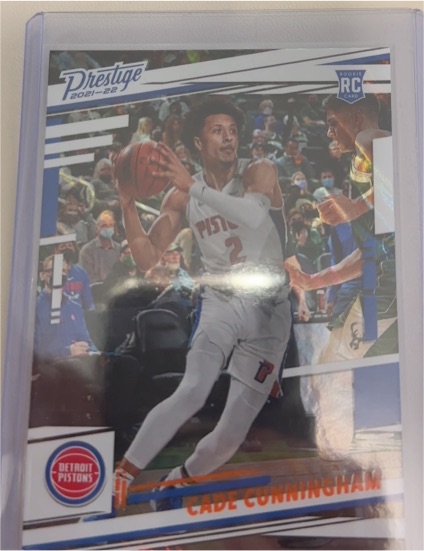 2021-22 Panini Chronicles Prestige #52 Cade Cunningham Rookie — front