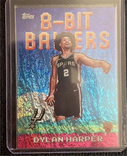 2025-26 Topps #8B-32 Dylan Harper 8-Bit Ballers — front