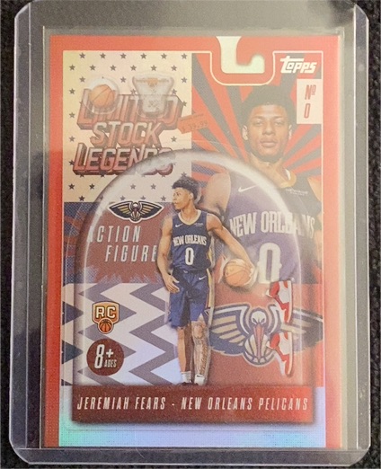 2025 Topps Limited Stock Legends #LST-7 Jeremiah Fears — front