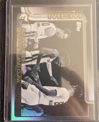 2025-26 Topps Flagship Blackout MEM Grizzlies Grit and Grind — front