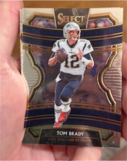 2019 Panini Select #1 Tom Brady — front