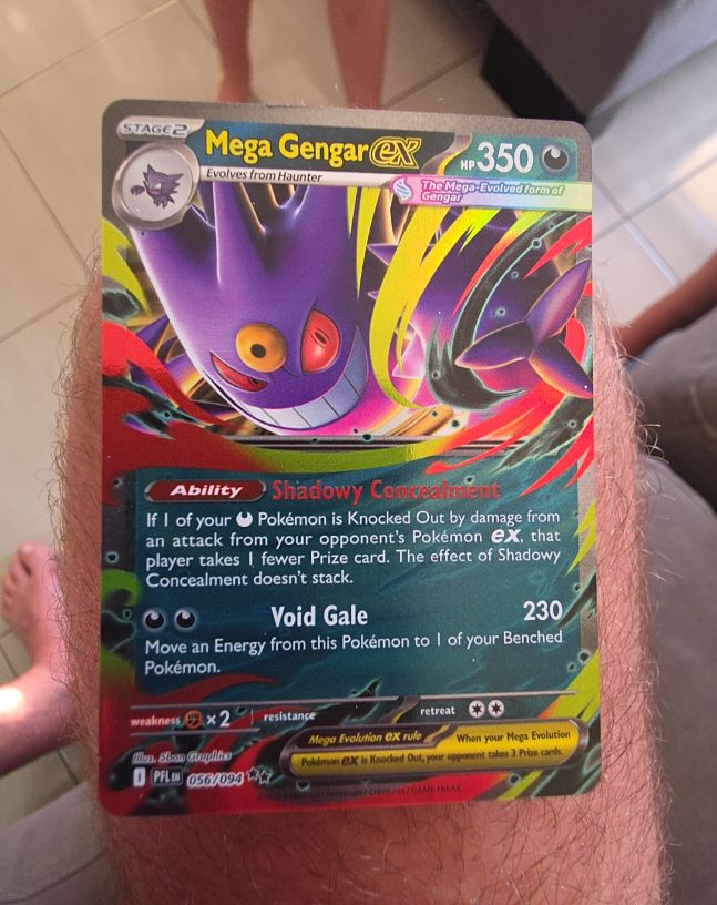 2025 Pokémon TCG #056 Mega Gengar ex — front