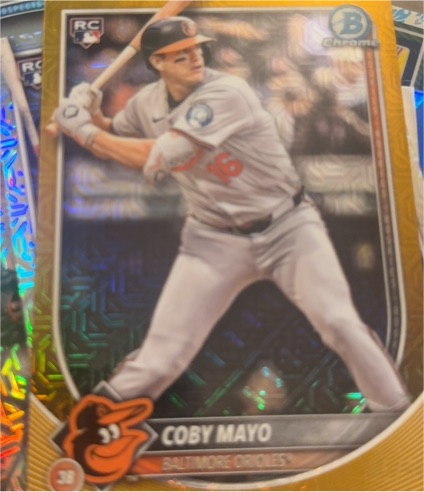 2025 Bowman Chrome #83 Coby Mayo — front