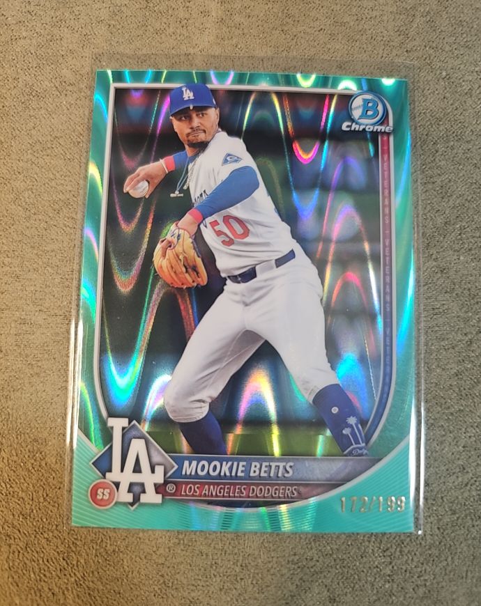 2025 Bowman Chrome #26 Mookie Betts — front