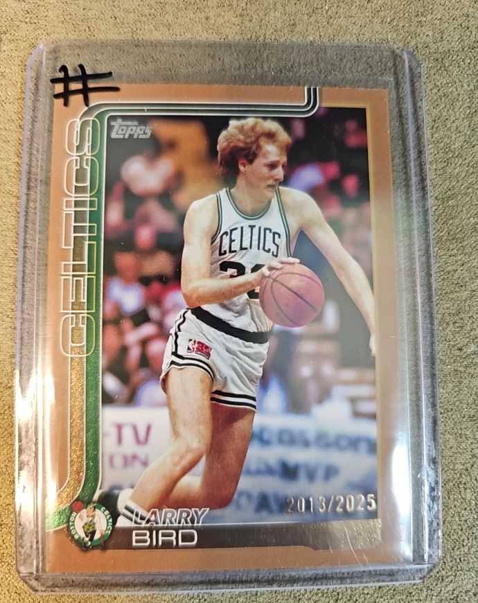 2025-26 Topps #257 Larry Bird Boston Celtics — front