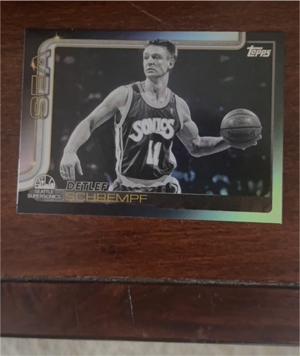 2025-26 Topps Blackout #270 Detlef Schrempf — front