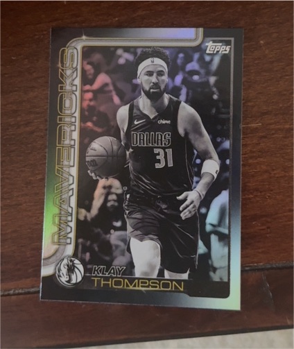 2025 Topps #31 Klay Thompson — front