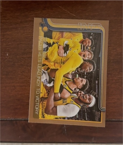 2025-26 Topps #280 Yes'Cers: Pacer Vets Lead Indy To Victory — front