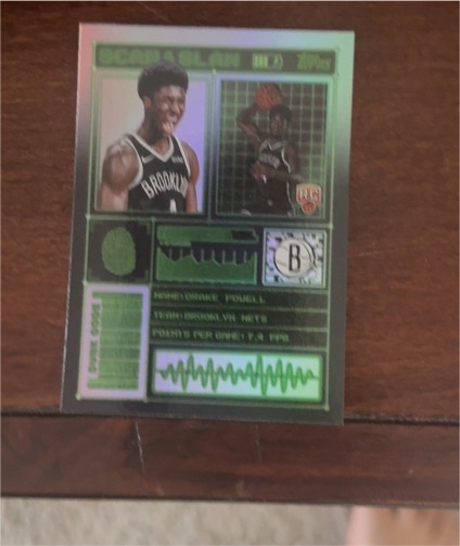 2025-26 Topps Scan & Slam #SS-47 Drake Powell — front