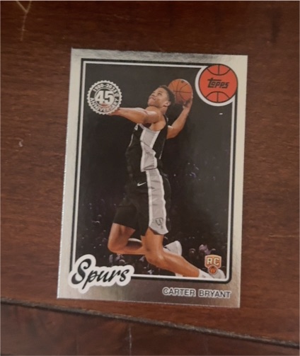 2025-26 Topps 45th Anniversary #80BK-99 Carter Bryant — front