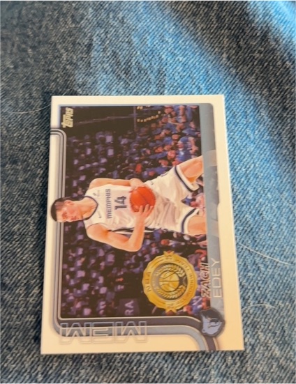 2025-26 Topps #186 Zach Edey — front