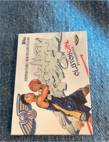 2025-26 Topps Clutch City Prospects #CC7 Jeremiah Fears — front