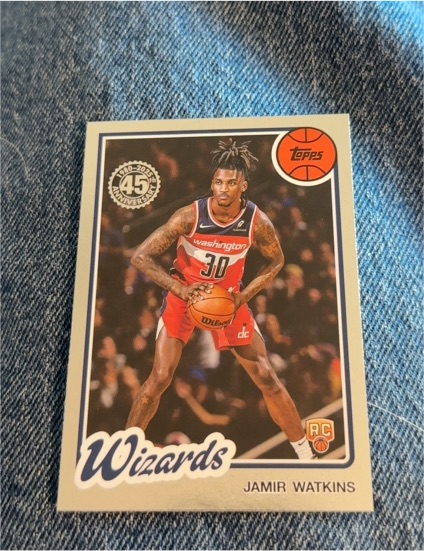 2025-26 Topps 45th Anniversary #80BK-86 Jamir Watkins — front