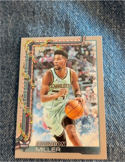 2025-26 Topps Holiday #H54 Brandon Miller — front