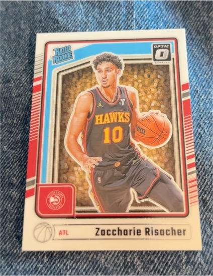 2024-25 Panini Donruss Optic #268 Zaccharie Risacher — front