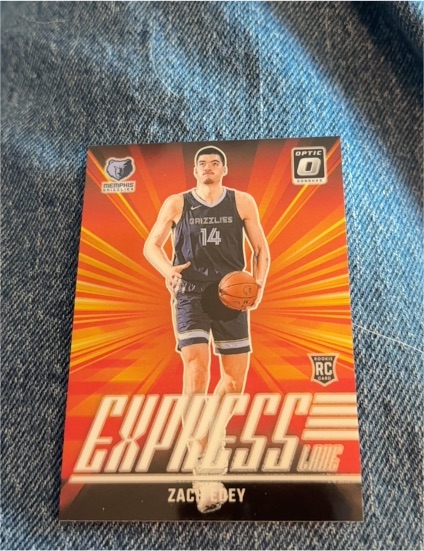 2024-25 Panini Donruss Optic #10 Zach Edey Express Lane — front
