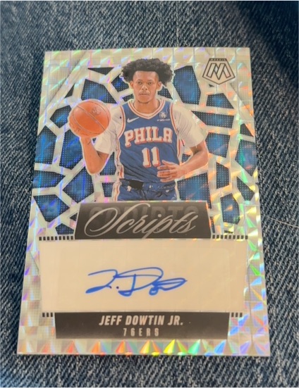2024-25 Panini Mosaic #MS-JDJ Jeff Dowtin Jr. — front