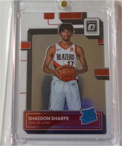 2022-23 Panini Donruss Optic #249 Shaedon Sharpe — front