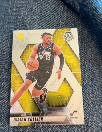 2024-25 Panini Mosaic #222 Isaiah Collier — front