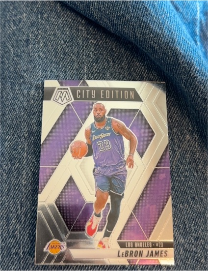 2024-25 Panini Mosaic City Edition #286 LeBron James — front