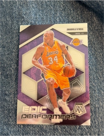 2024-25 Panini Mosaic #16 Shaquille O'Neal Epic Performers — front