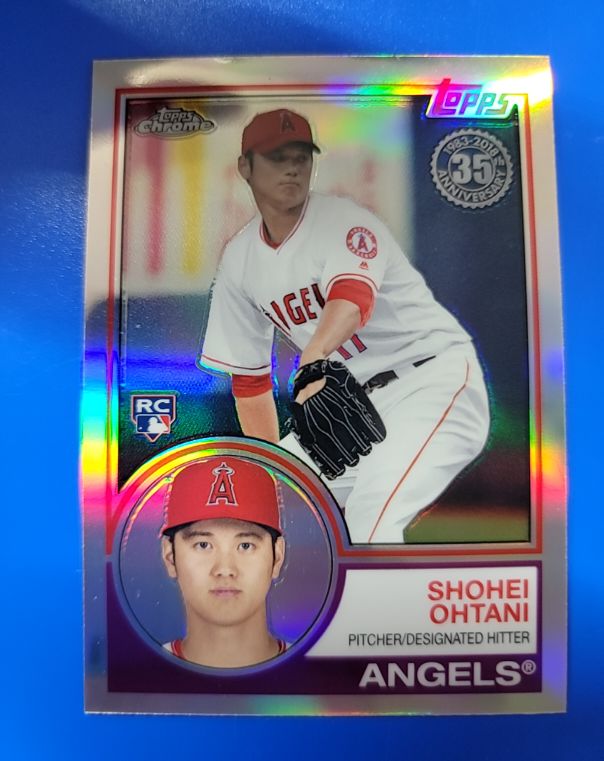 2018 Topps Chrome 1983 Topps 35th Anniversary #83T-6 Shohei Ohtani — front