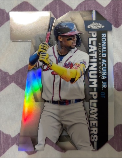 2021 Topps Chrome Update #PDC-57 Ronald Acuna Jr. — front
