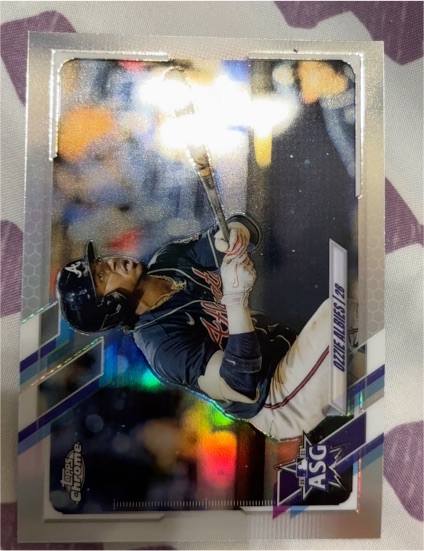 2021 Topps Chrome Update #ASG-21 Ozzie Albies — front