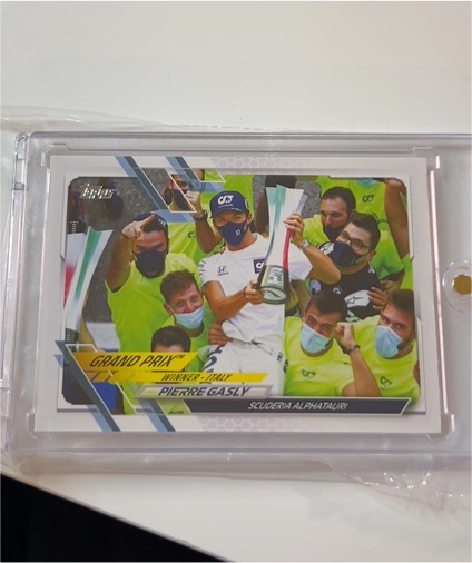 2021 Topps Chrome Formula 1 #145 Pierre Gasly — front