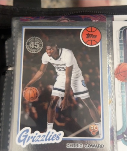 2025-26 Topps Basketball #80BK-58 Cedric Coward — front