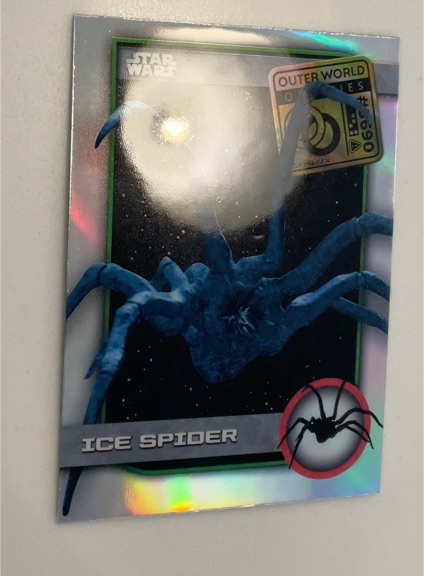 2025 Topps Chrome Star Wars #UO-6 Ice Spider Outer World Oddities — front