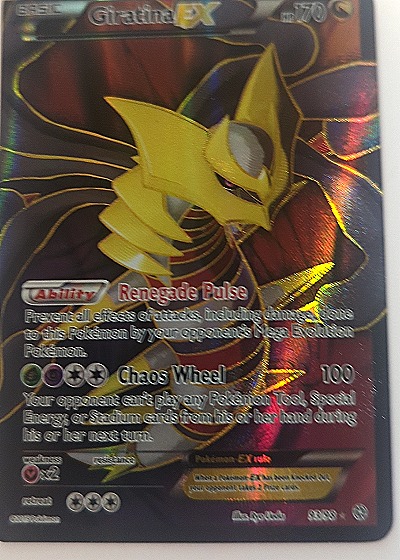 2014 Pokemon XY Ancient Origins #93 Giratina EX — front