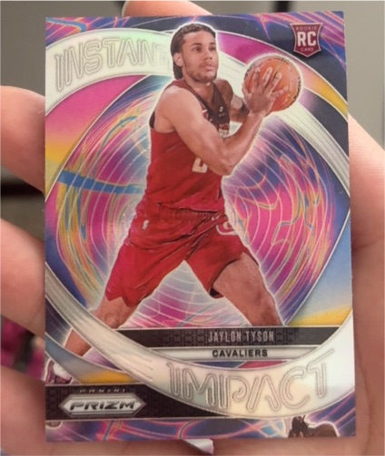 2024-25 Panini Prizm #9 Jaylon Tyson Instant Impact — front