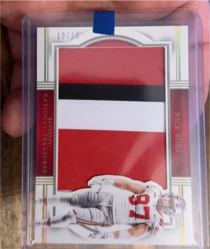 2024 Panini National Treasures #10 Nick Bosa — front