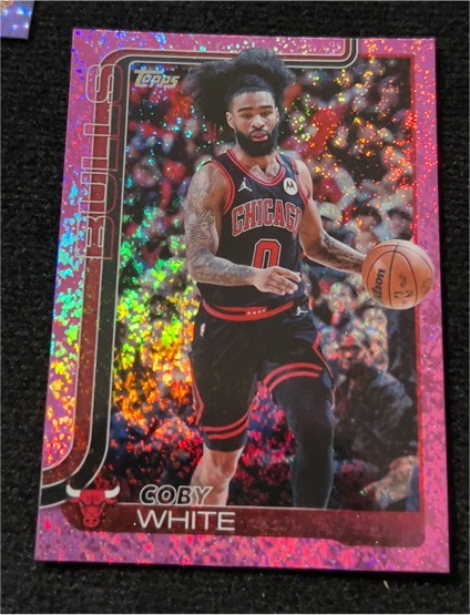 2025-26 Topps #34 Coby White — front