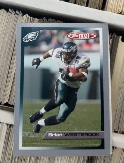 2005 Topps Total Silver #267 Brian Westbrook — front