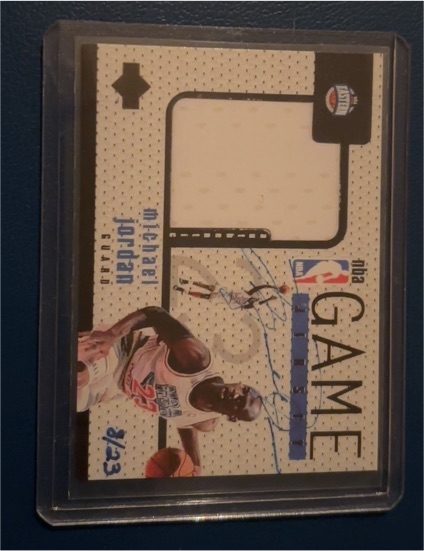1997-98 Upper Deck Game Jerseys #GJ3 Michael Jordan — front
