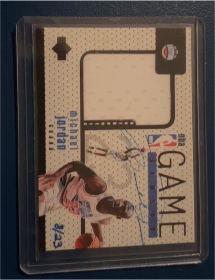 1997-98 Upper Deck Game Jerseys #GJ23 Michael Jordan — front