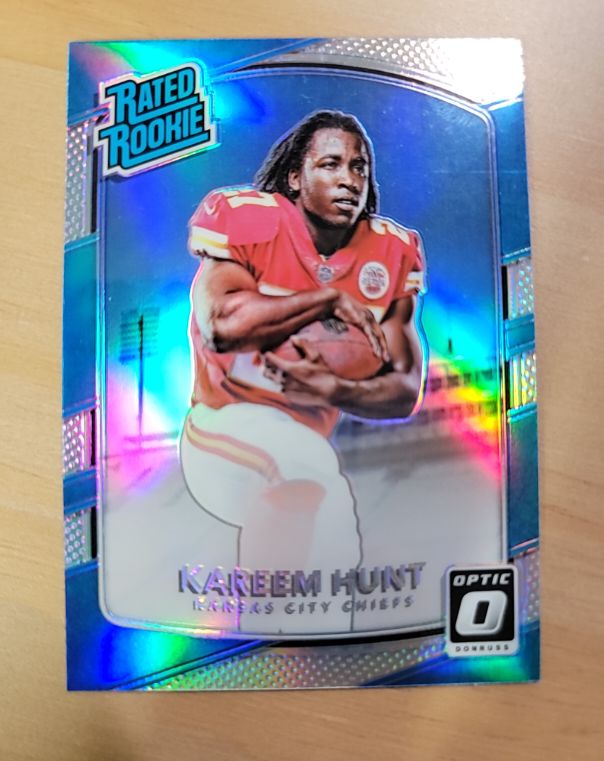 2017 Donruss Optic #182 Kareem Hunt — front