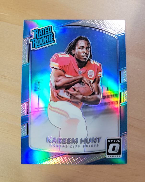 2017 Donruss Optic #182 Kareem Hunt — front
